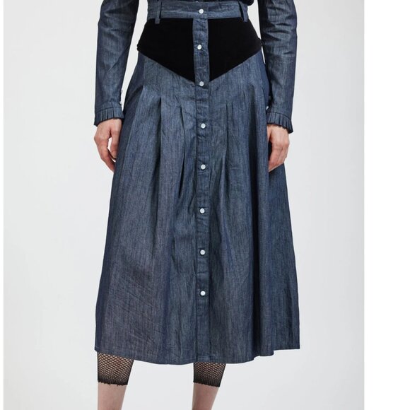 Batsheva Matching Denim Set size 6 - Picture 3 of 5